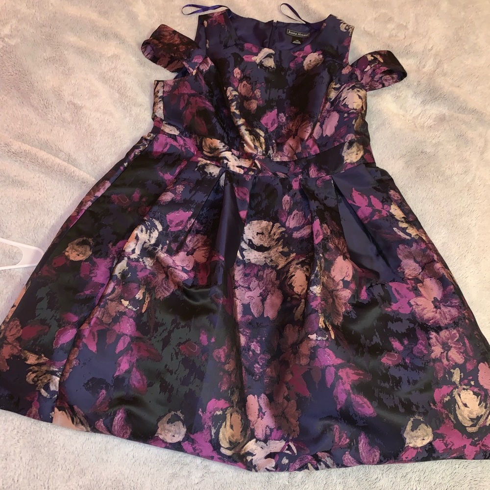 Purple floral prom dress 💜💜